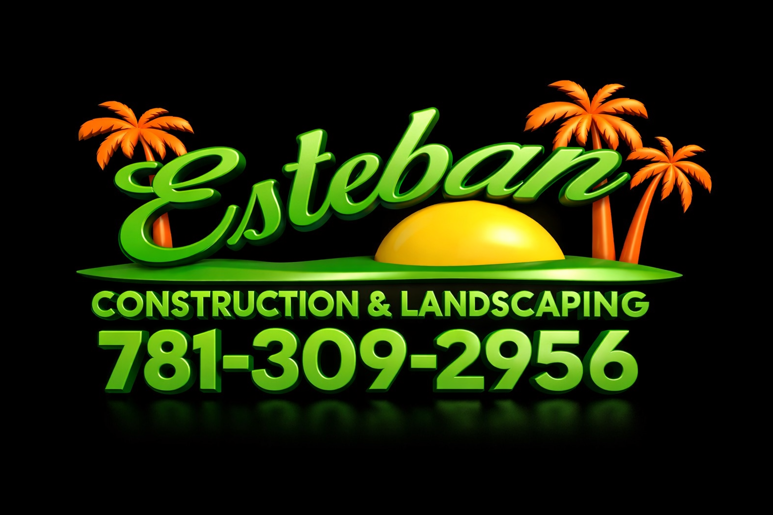 Esteban Construction & Landscaping Logo